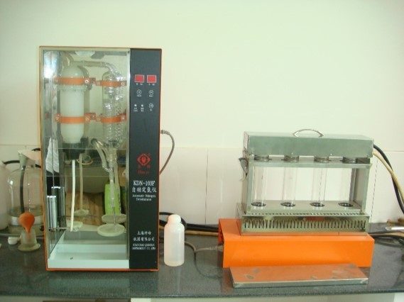 Kjeldahl nitrogen analyzer
